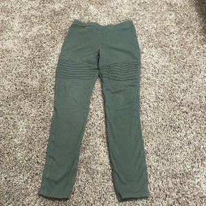 These are a little bit darker than sage green and very soft nice material!